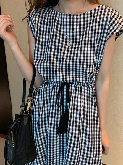 Tijdloze Elegantie Vintage Maxi Jurk
