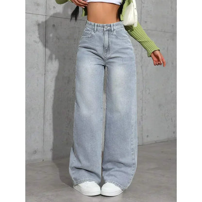 Wijd Been Jeans voor Vrouwelijke Stijl