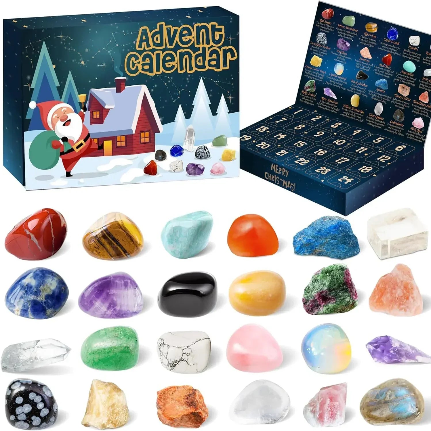 Kinder Adventskalender met Edelstenen en Puzzels - Mode Vibes
