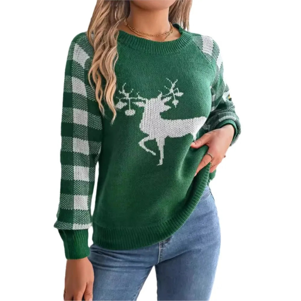 KnittedWarmth Luxe Gebreide Trui voor Dames