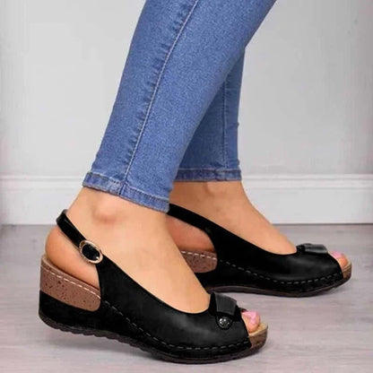 Luxe Wedge Zomerse Sandalen