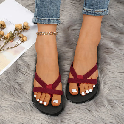 Aurora Chic Zomerse Open Teen Slippers
