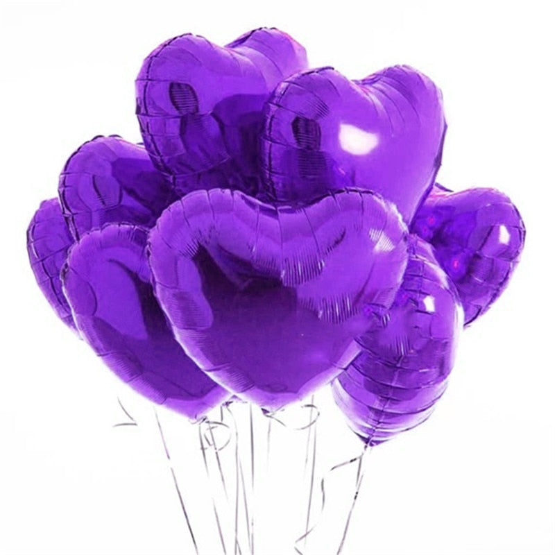 Valentijnsballonnen Hartjes 20 Stuks Rode Liefdesballonnen