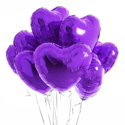 Valentijnsballonnen Hartjes 20 Stuks Rode Liefdesballonnen
