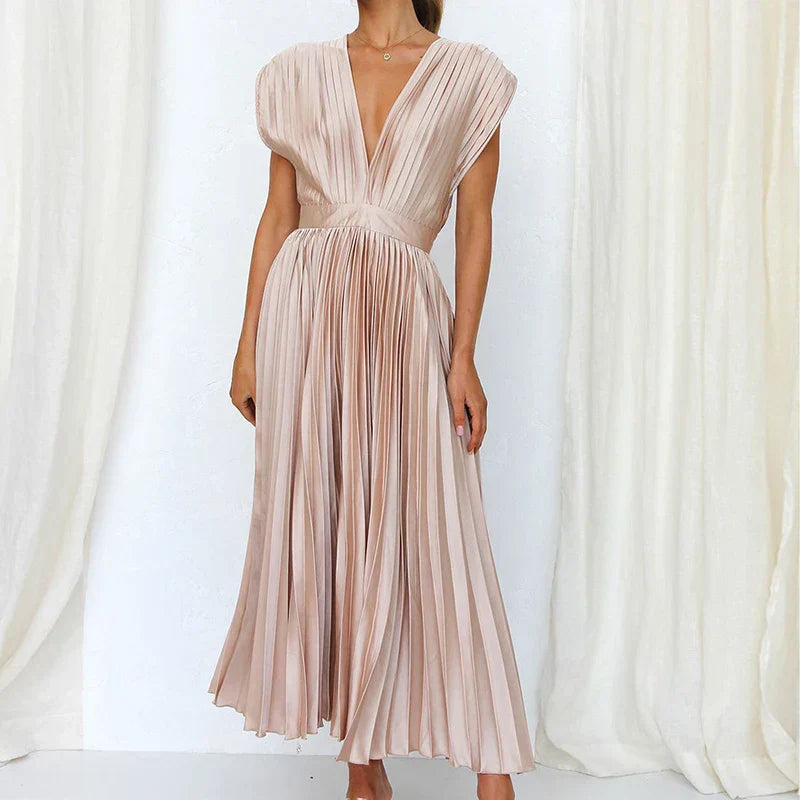 Hedwig - Elegante Mouwloze Dames Jurk