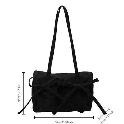 Fina Moda Strik Nylon Schoudertas
