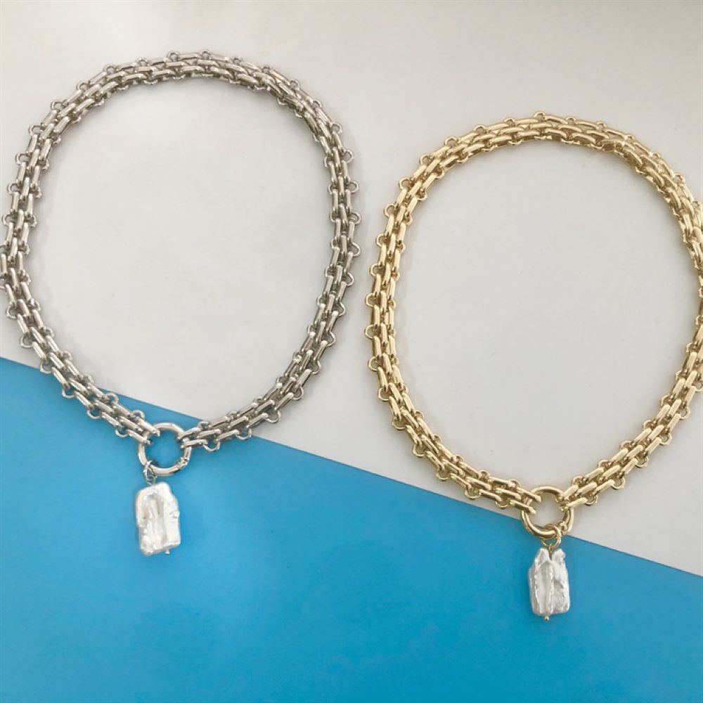 Ketting Halsketting RVS Stainless Steel Verkleur Vrij