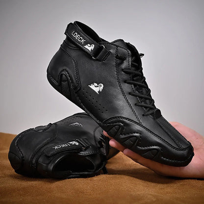 Leren Winter Sneakers Warm en Veelzijdig