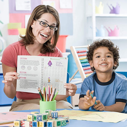 Schrijfoefenboek Herbruikbaar voor Kinderen