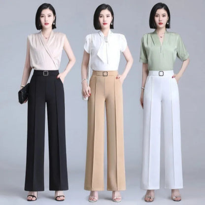 Elysia Couture Luchtige Ice Silk Cropped Broek
