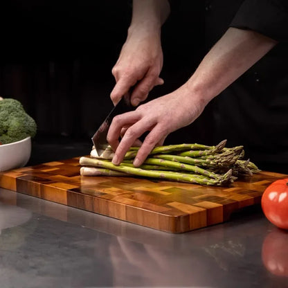 Houten Snijplank Dubbelzijdig voor Keuken en BBQ