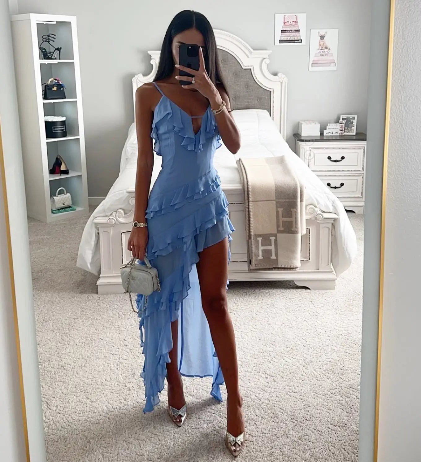 Asymmetrische Jurk Elegante Vrouwelijke Zomerjurk - Mode Vibes
