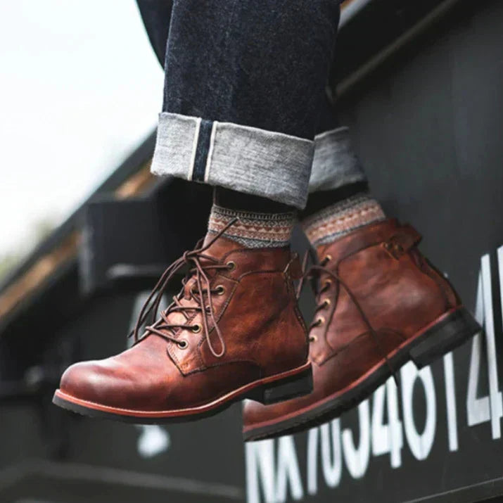 Leren Herenlaarzen Luxe Design David
