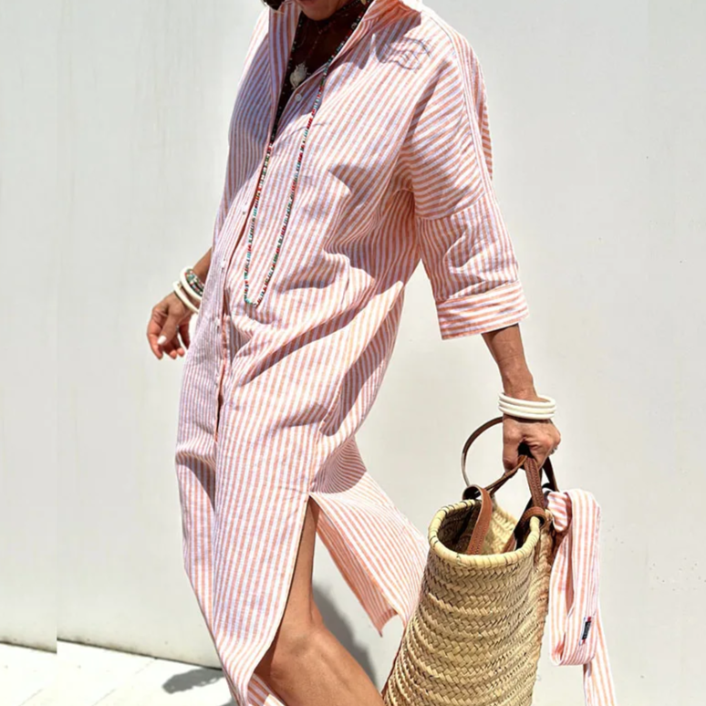 Sophie | Abito lungo elegante a righe