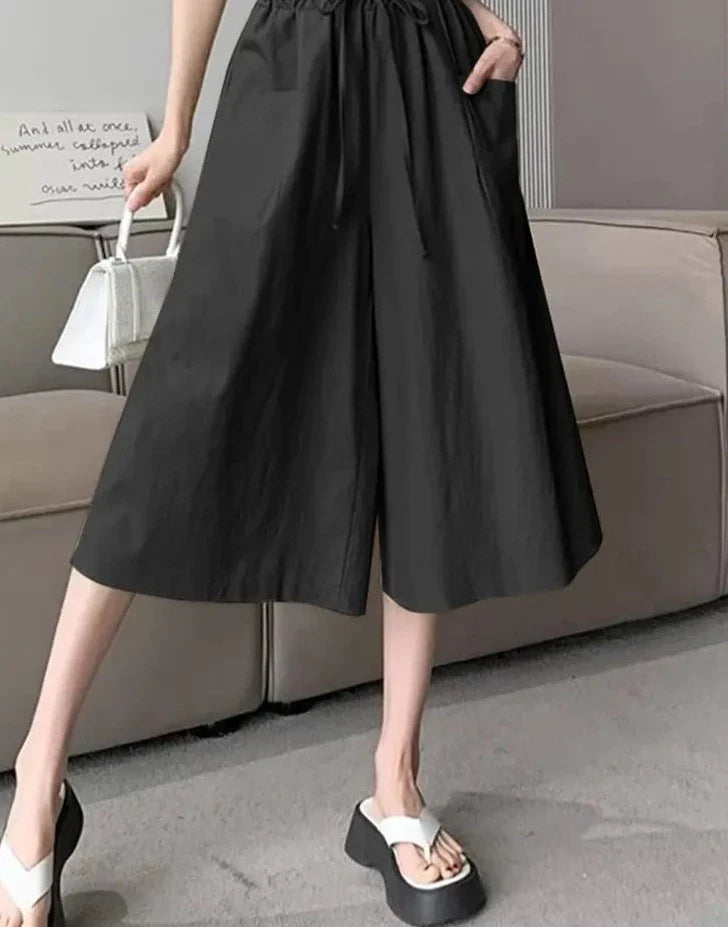 Vrije Stijl Cropped Broek van Zoete Mode