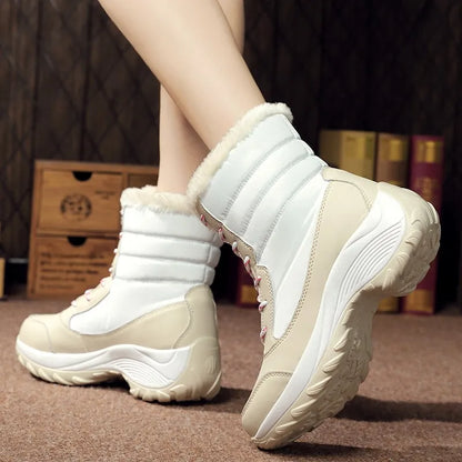Witte Snowboots Plateau Fina Sneeuwlaarzen Voor Vrouw