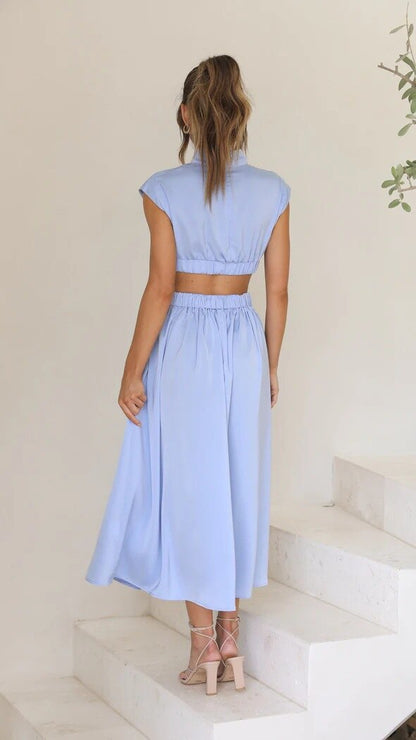 Midi-jurk Elegante Zomerjurk Voor Vrouw