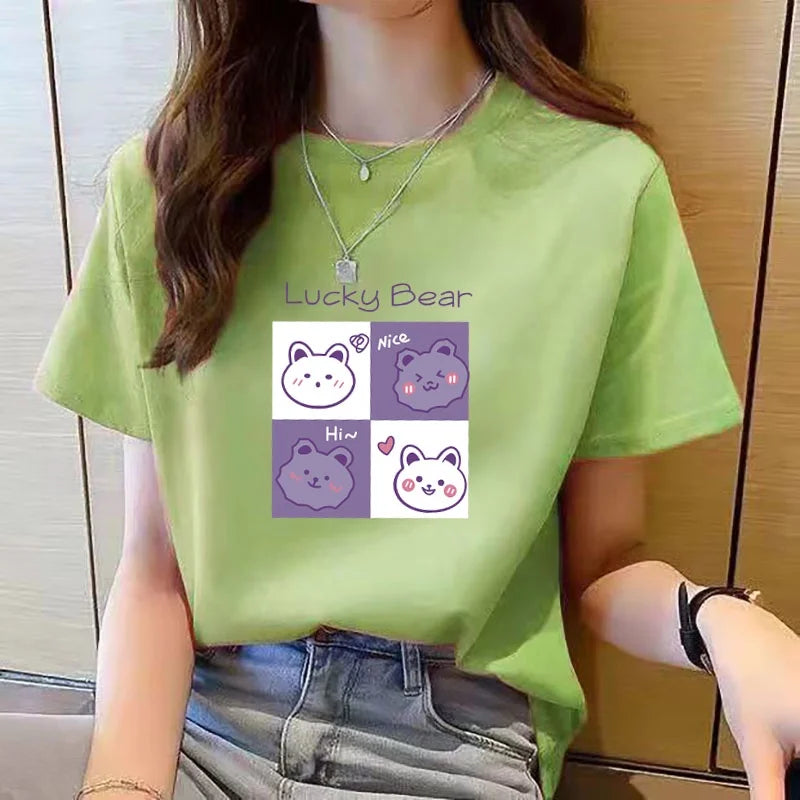 TrendyCharm CartoonPrint T-Shirts