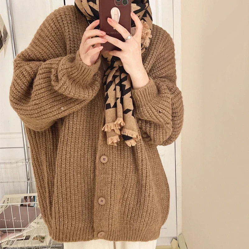 Dames Cardigan Plus Size - Comfortabele Trui voor Vrouwen - Mode Vibes