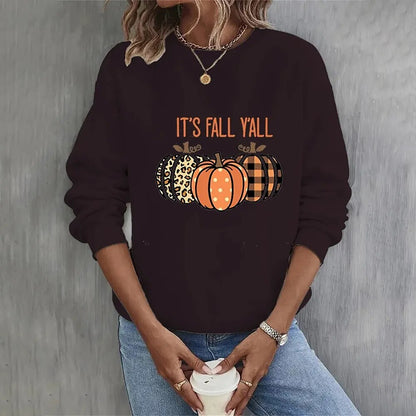 Halloween Sweatshirt Pompoen Ontwerp