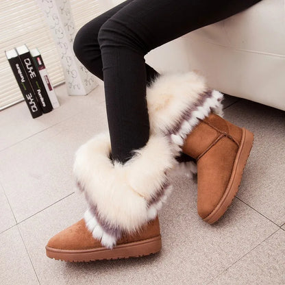 Warmte Bontlaarzen voor Vrouwen Winter