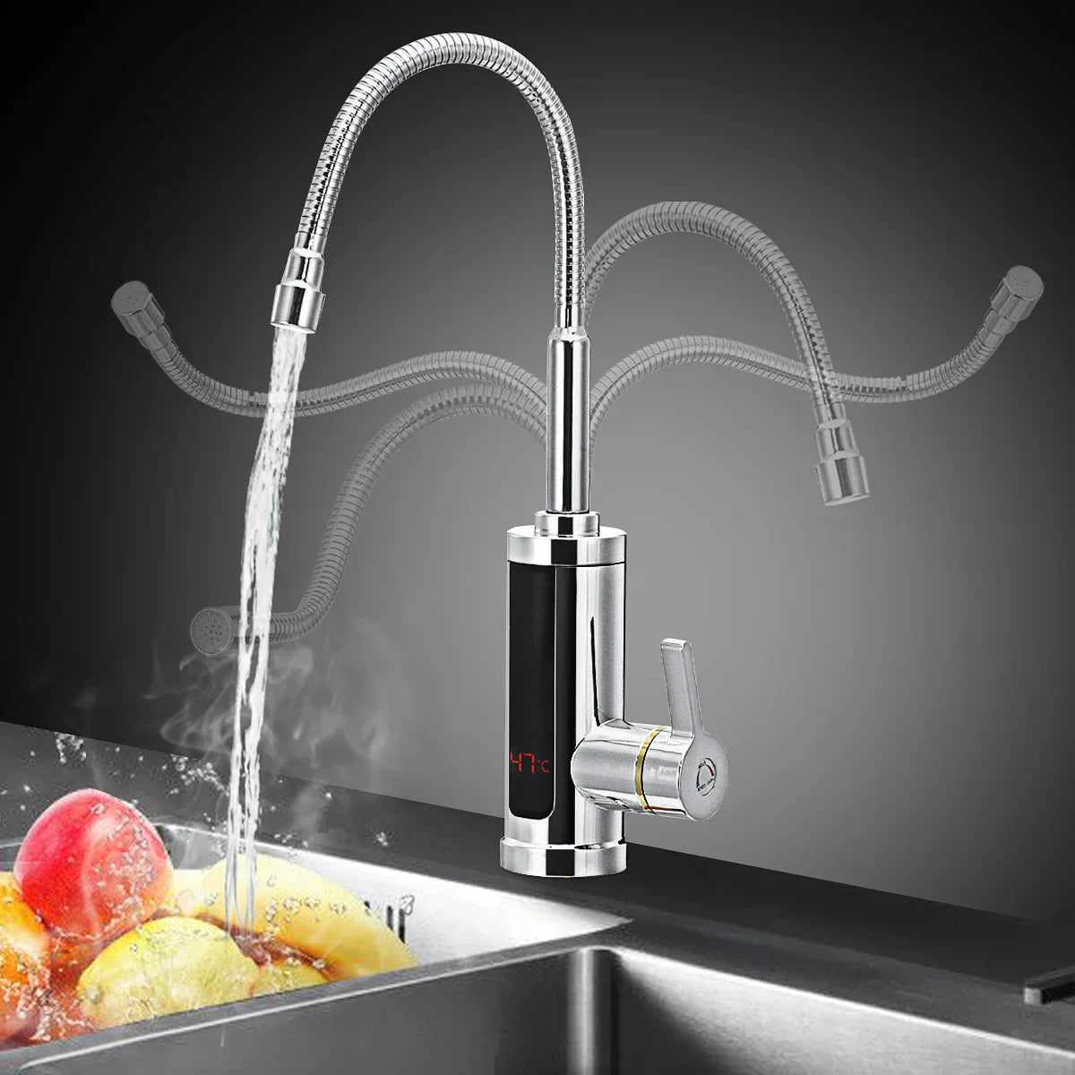 Elektrische Keukenkraan 3000W Direct Warm Water FlowHeat - Mode Vibes