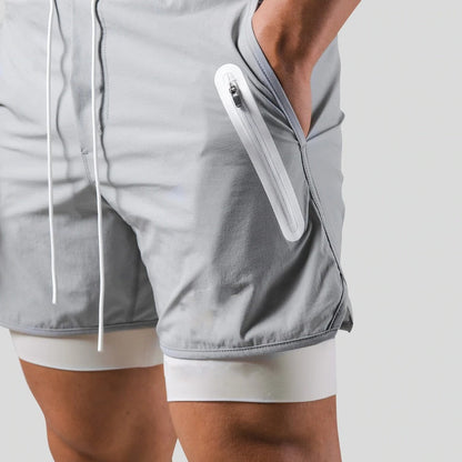 Sportbroek 2-in-1 Trainingsbroek voor Mannen Workout