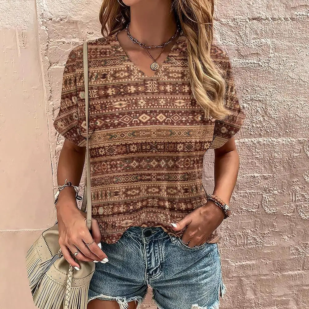 Vrouwen Overhemd Korte Mouwen Casual Stijl