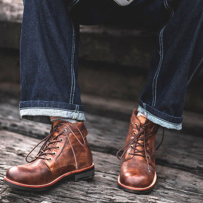 Leren Herenlaarzen Chic en Stijlvol