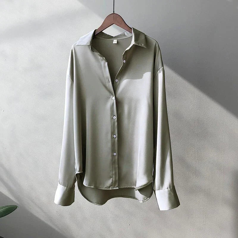 Koreaans Shirt Lange Mouwen casual Knit Stijl