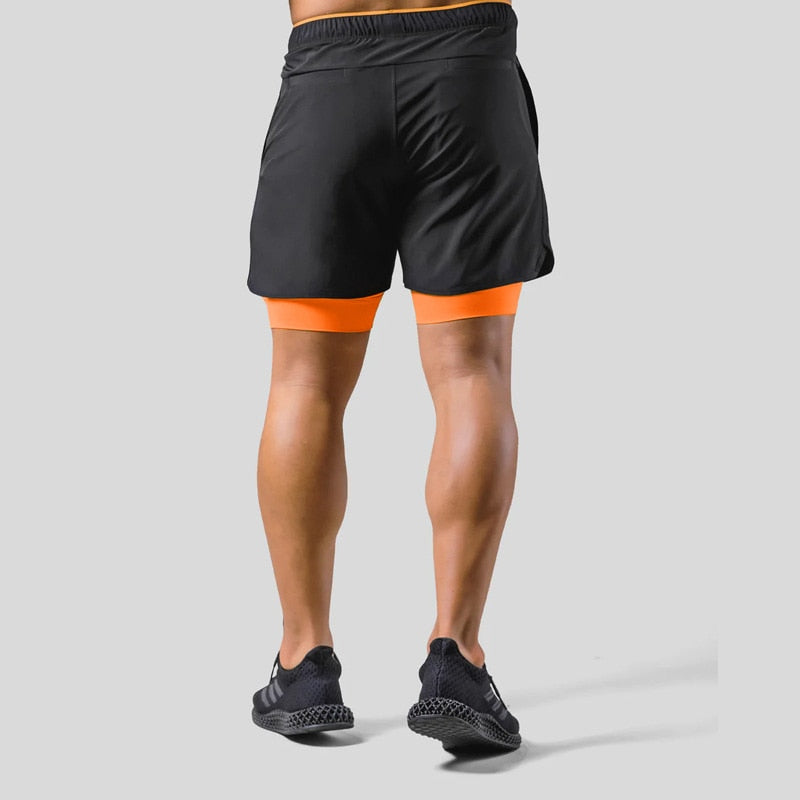 Sportbroek 2-in-1 Trainingsbroek voor Mannen Workout