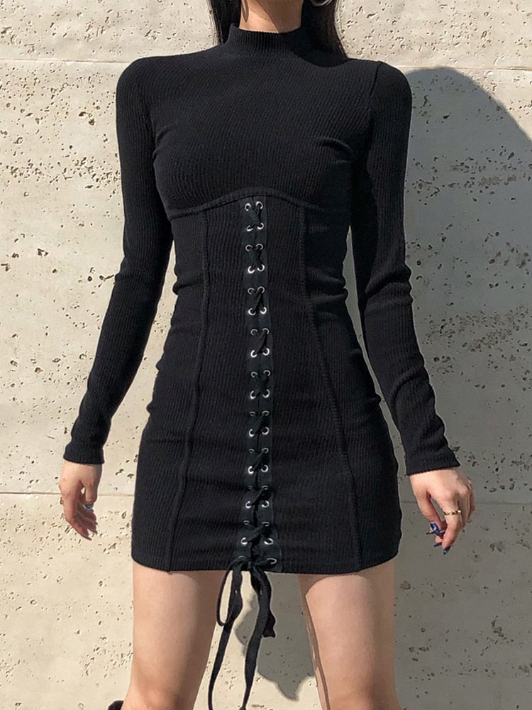 Grunge Jurk Kourtney Sexy Rokjurk voor Vrouw
