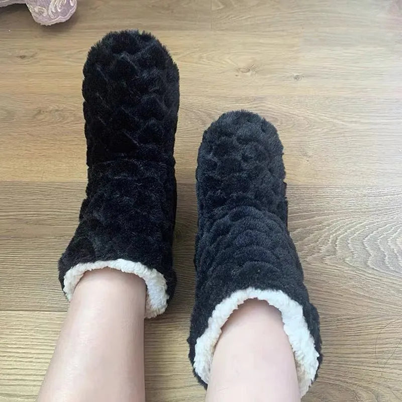 Hoge Pantoffels Warm en Zacht voor Dames