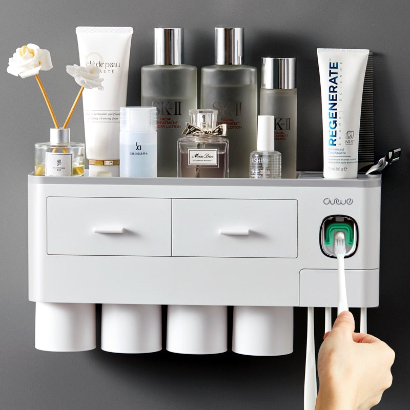 Badkamer Accessoire Set Met Dispenser en Houder