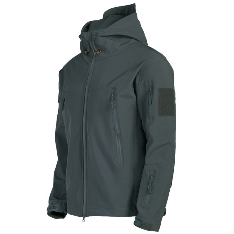Heren Softshell Jas Waterdicht Winddicht met Capuchon