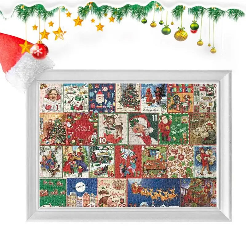 Kerstpuzzel Adventskalender 24 Dagen