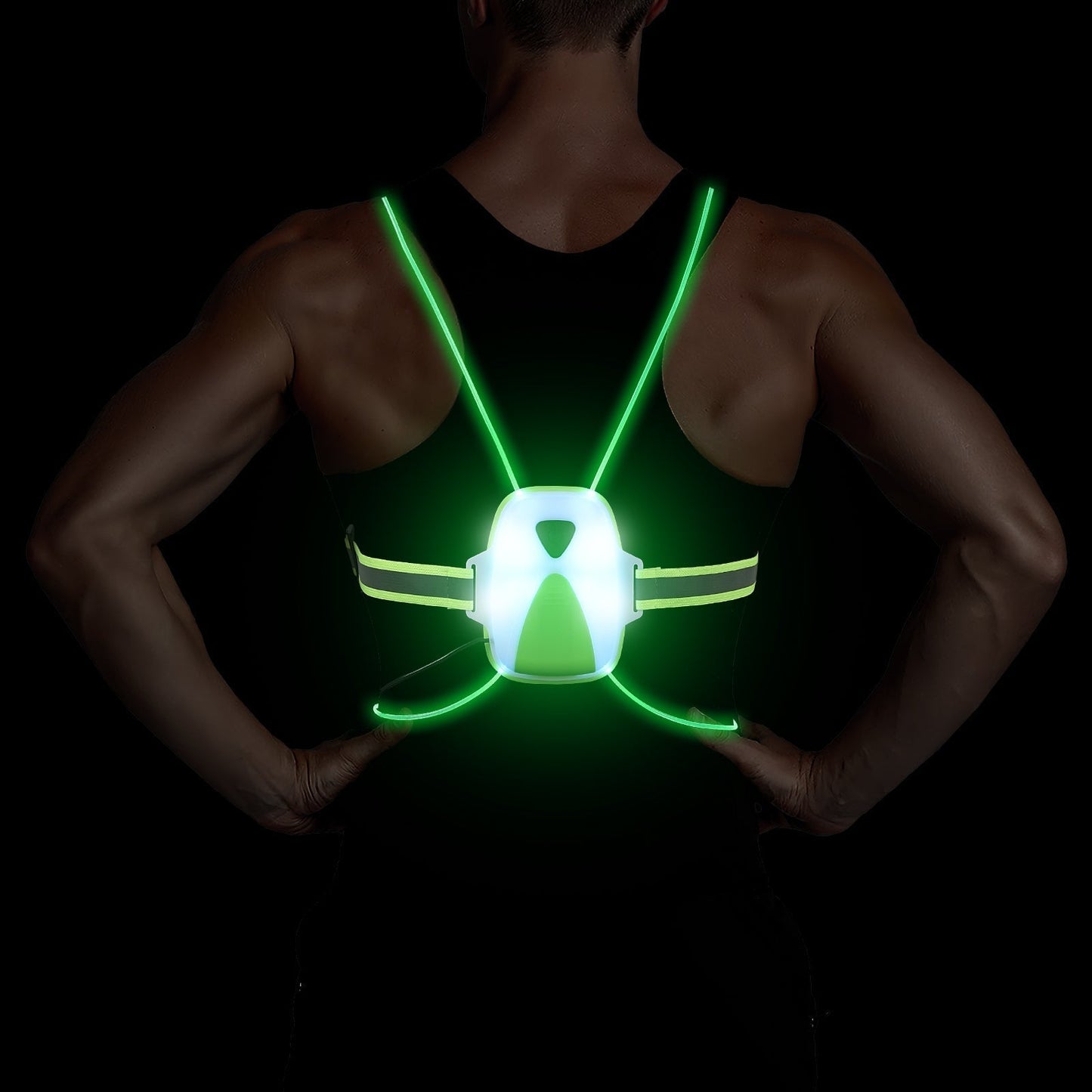 Reflecterend Hardloopvest LED Veiligheidsvest voor Avondrennen