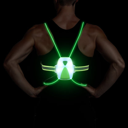 Reflecterend Hardloopvest LED Veiligheidsvest voor Avondrennen