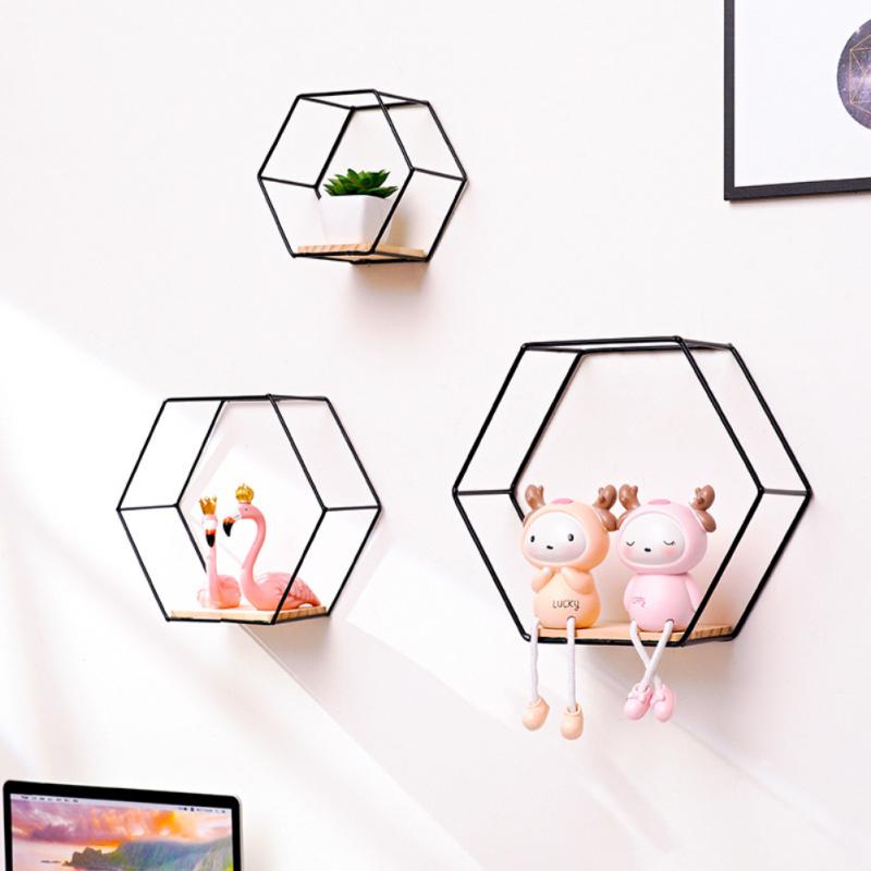 Zeshoekige Wandelkast Decoratie voor Wanden