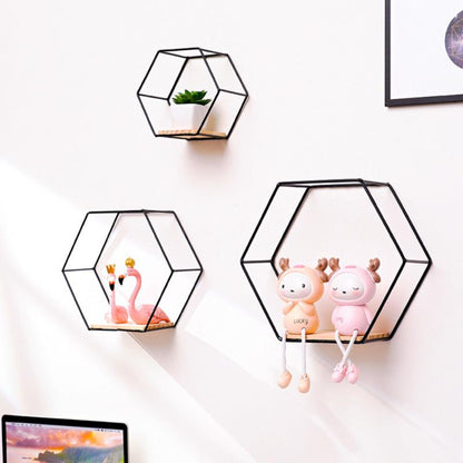 Zeshoekige Wandelkast Decoratie voor Wanden