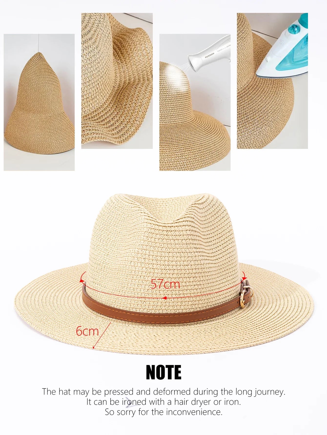 Panama | Cappello Da Sole Intrecciato Unisex Estivo-5