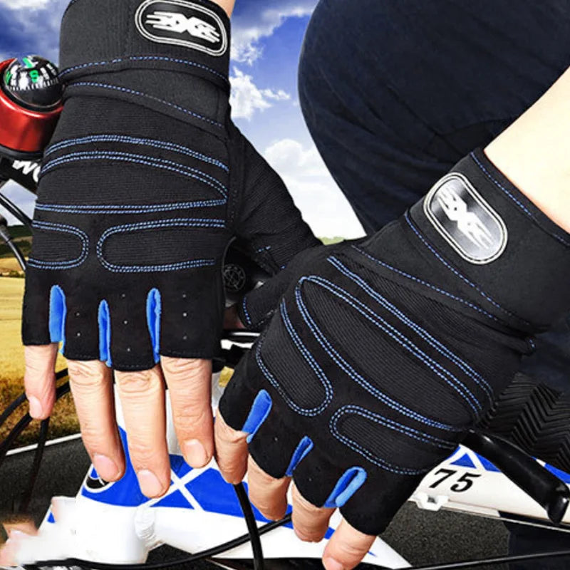 Gym Handschoenen Schokbestendig met Ondersteuning voor Fitness