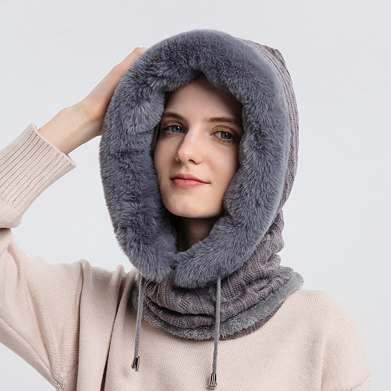 Dames Muts en Sjaal Set Warm 3-in-1 Winter Accessoires