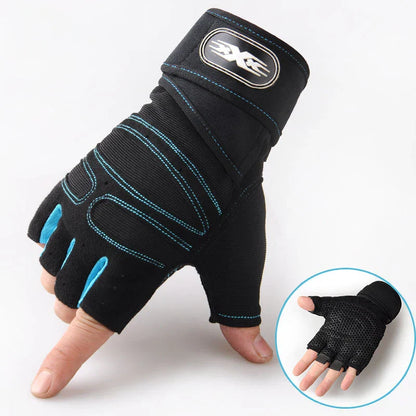 Gym Handschoenen Schokbestendig met Ondersteuning voor Fitness