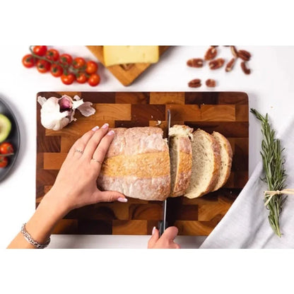 Houten Snijplank Dubbelzijdig voor Keuken en BBQ
