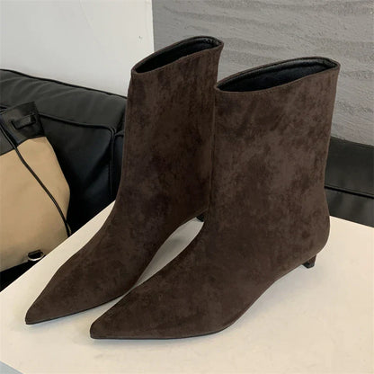 Suède Winterlaarzen Dames Luxe Warm en Comfortabel