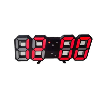 Wandklok LED 3D Dimbaar Modern Design Timora