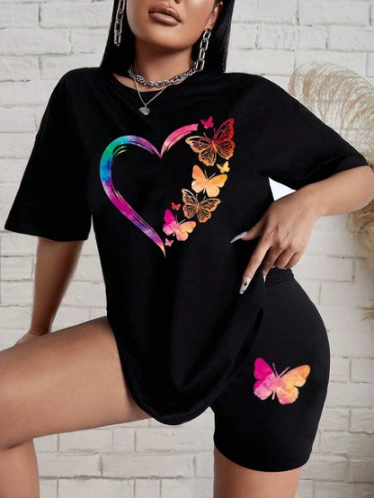 Vrouwelijke Tweedelige Modeset Jurk Broek