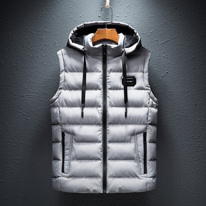 Luxe Heren Bodywarmer Valdemar Donkergrijs
