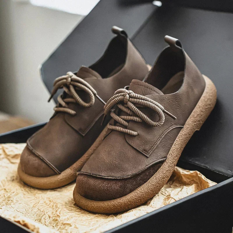 Heren Low Top Veterschoenen met Casual Stijl